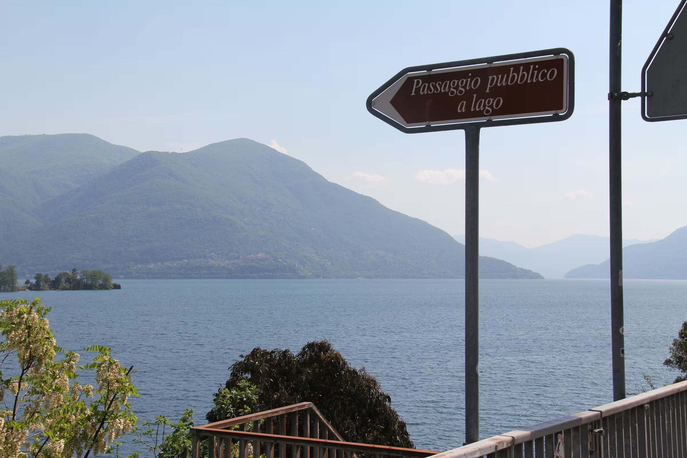 Hafen Porto Ronco am Lago Maggiore